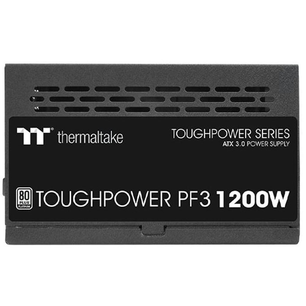 A large main feature product image of Thermaltake Toughpower PF3 - 1200W 80PLUS Platinum ATX Modular PSU