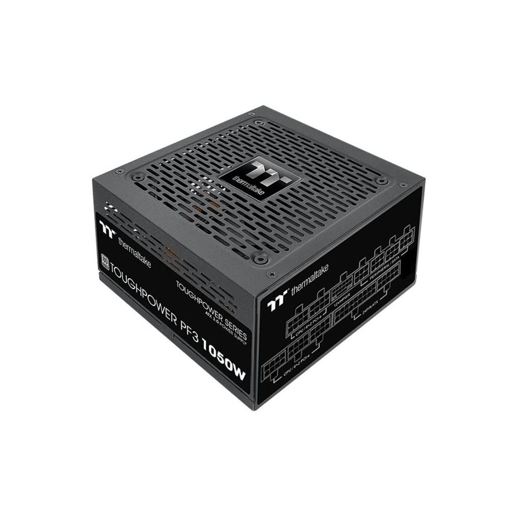 A large main feature product image of Thermaltake Toughpower PF3 - 1050W Platinum ATX Modular PSU