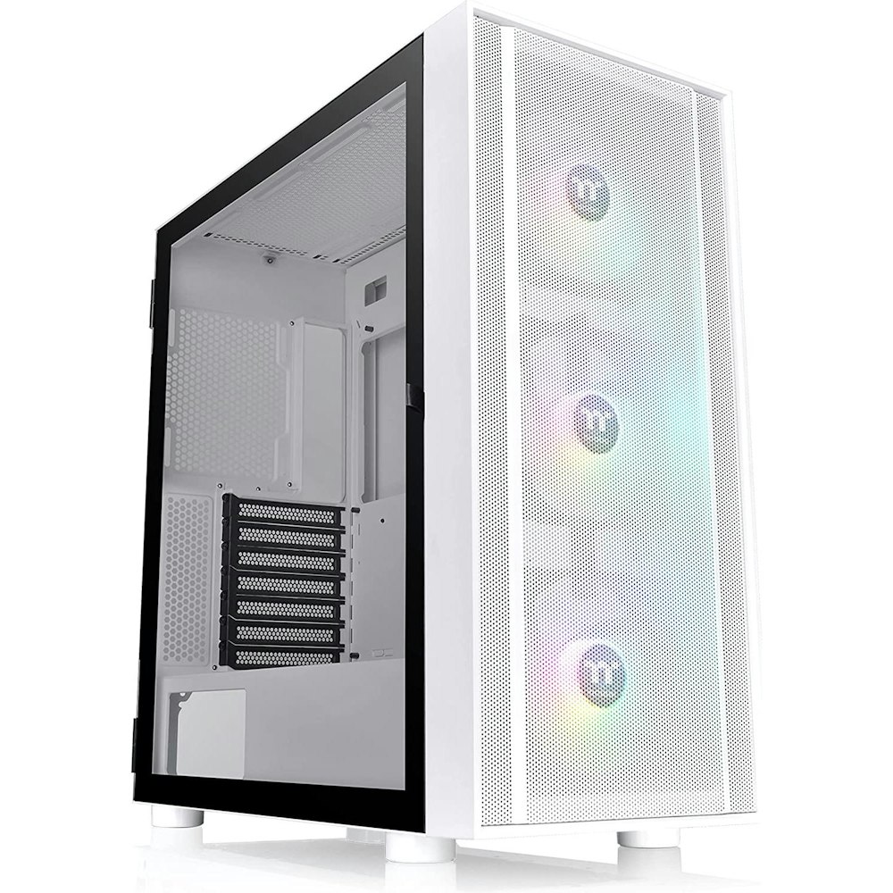 A large main feature product image of Thermaltake H570 Mesh - ARGB Mid Tower Case (Snow)