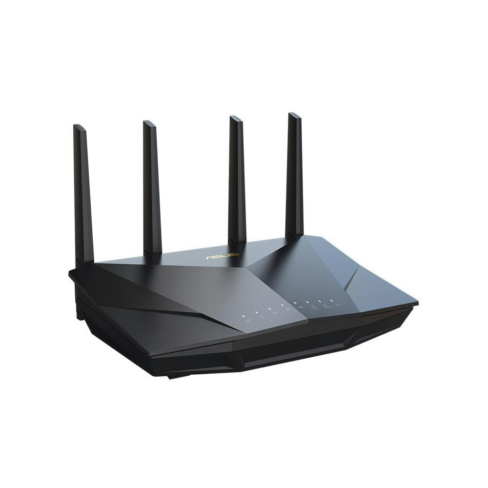 A large main feature product image of ASUS RT-AX5400 AX5400 Dual Band WiFi 6 802.11ax Extendable Router