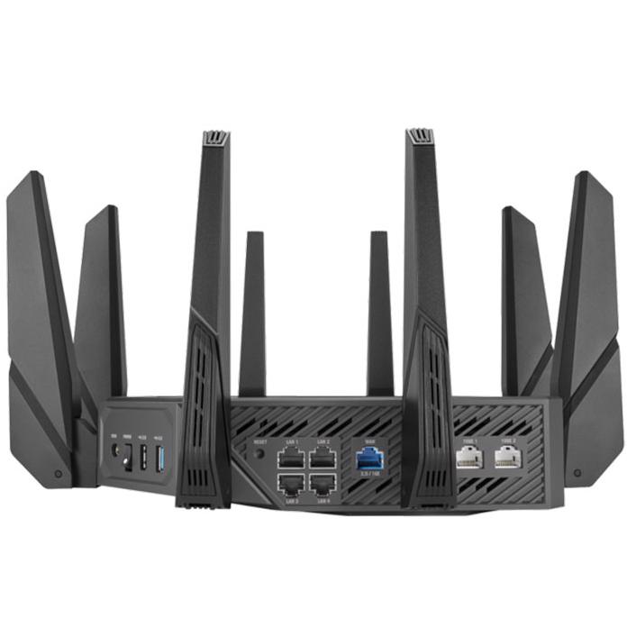 ASUS ROG Rapture GTAXE16000 Quadband WiFi 6E 802.11ax Gaming Router
