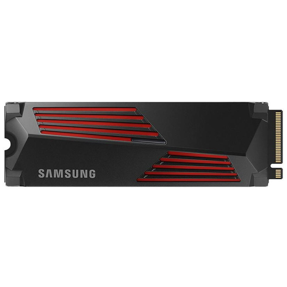 A large main feature product image of Samsung 990 Pro w/Heatsink PCIe Gen4 NVMe M.2 SSD - 2TB