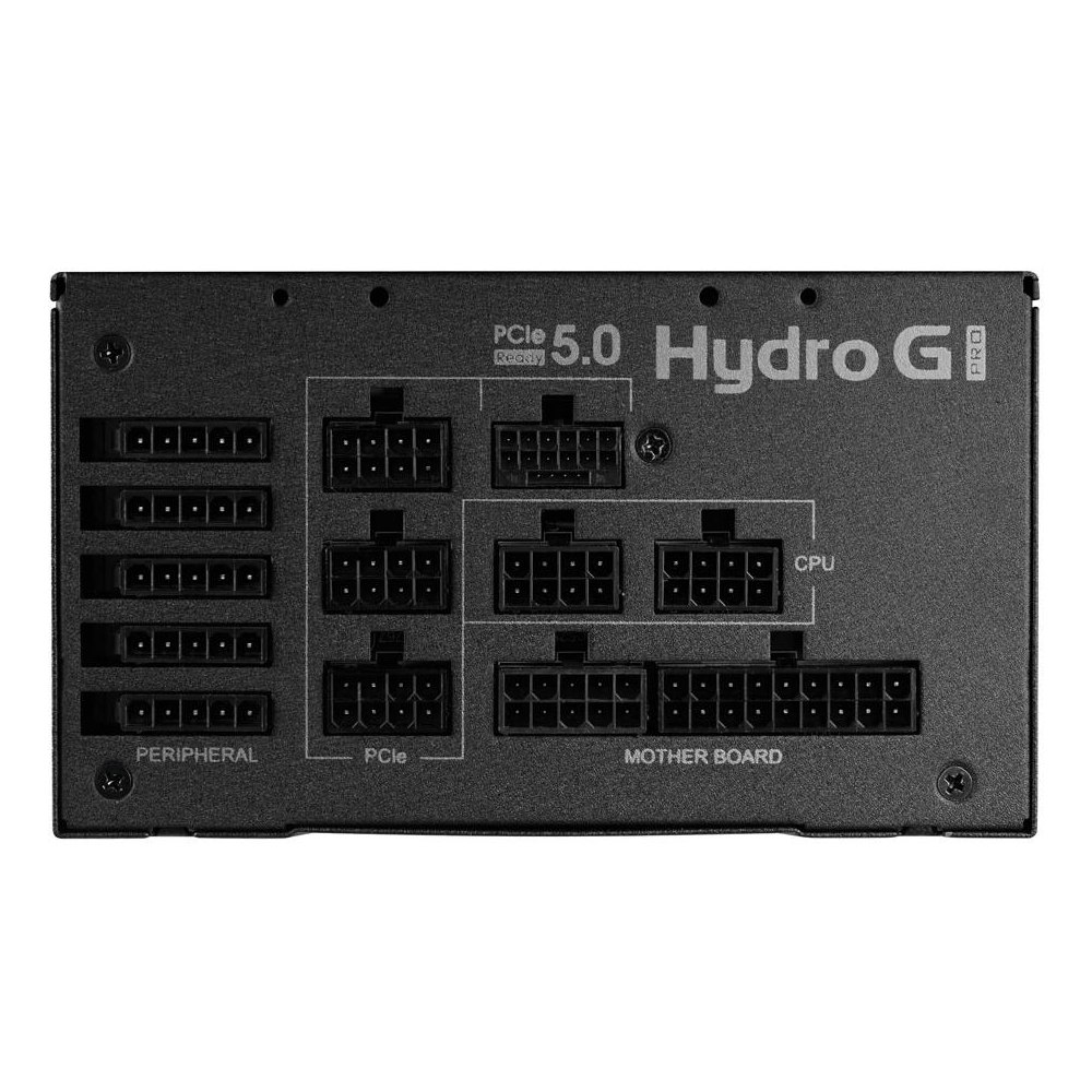 A large main feature product image of FSP Hydro G PRO 1000W Gold PCIe 5.0 ATX Modular PSU