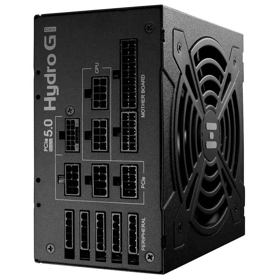 A large main feature product image of FSP Hydro G PRO 1000W Gold PCIe 5.0 ATX 3.0 Modular PSU