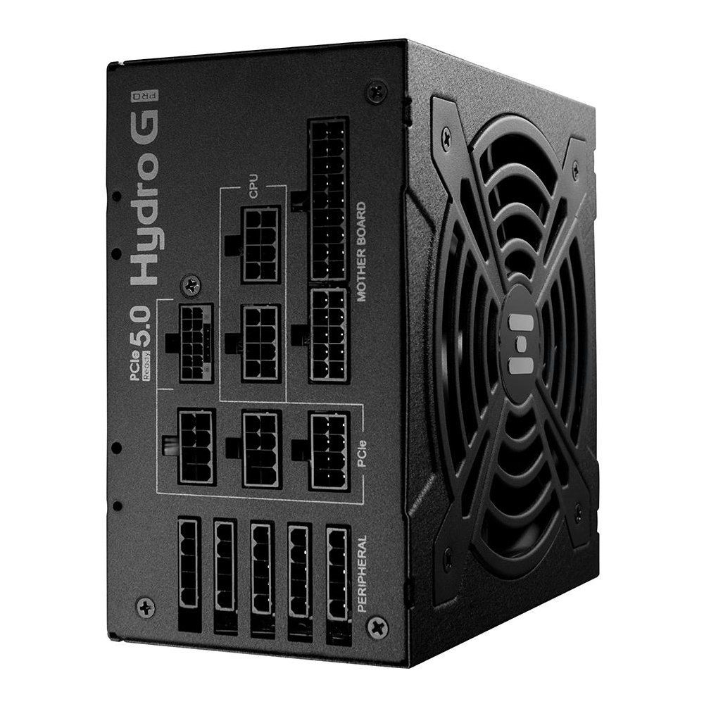 A large main feature product image of FSP Hydro G PRO 1000W Gold PCIe 5.0 ATX Modular PSU