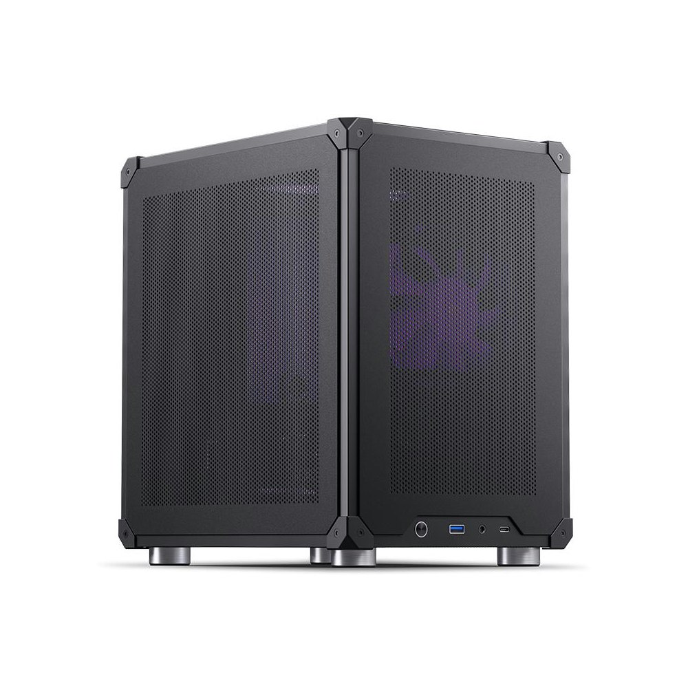 A large main feature product image of Jonsbo C6 SFF 15.5L mATX Case (Black)