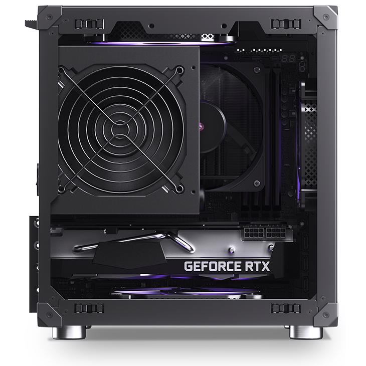 A large main feature product image of Jonsbo C6 SFF 15.5L mATX Case (Black)
