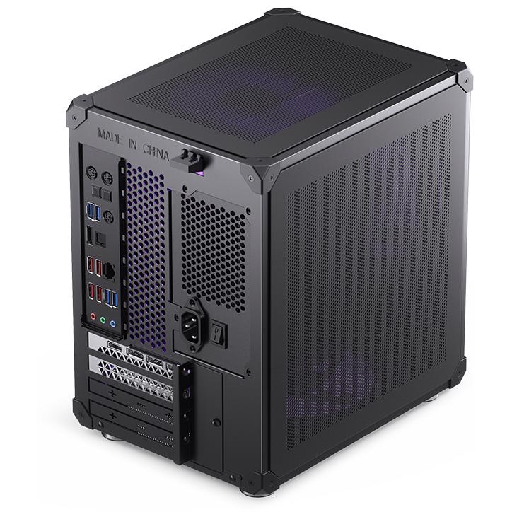 A large main feature product image of Jonsbo C6 SFF 15.5L mATX Case (Black)