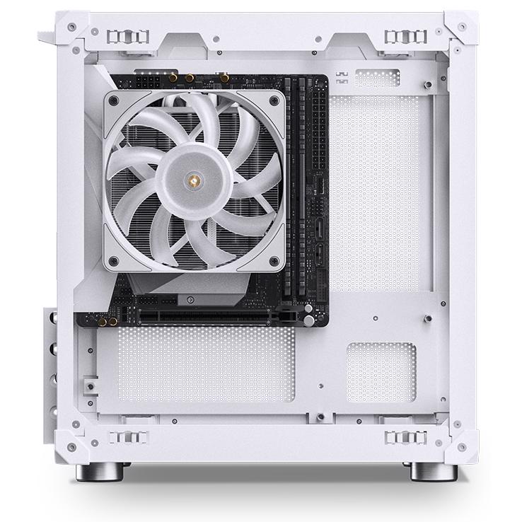 A large main feature product image of Jonsbo C6 SFF 15.5L mATX Case (White)