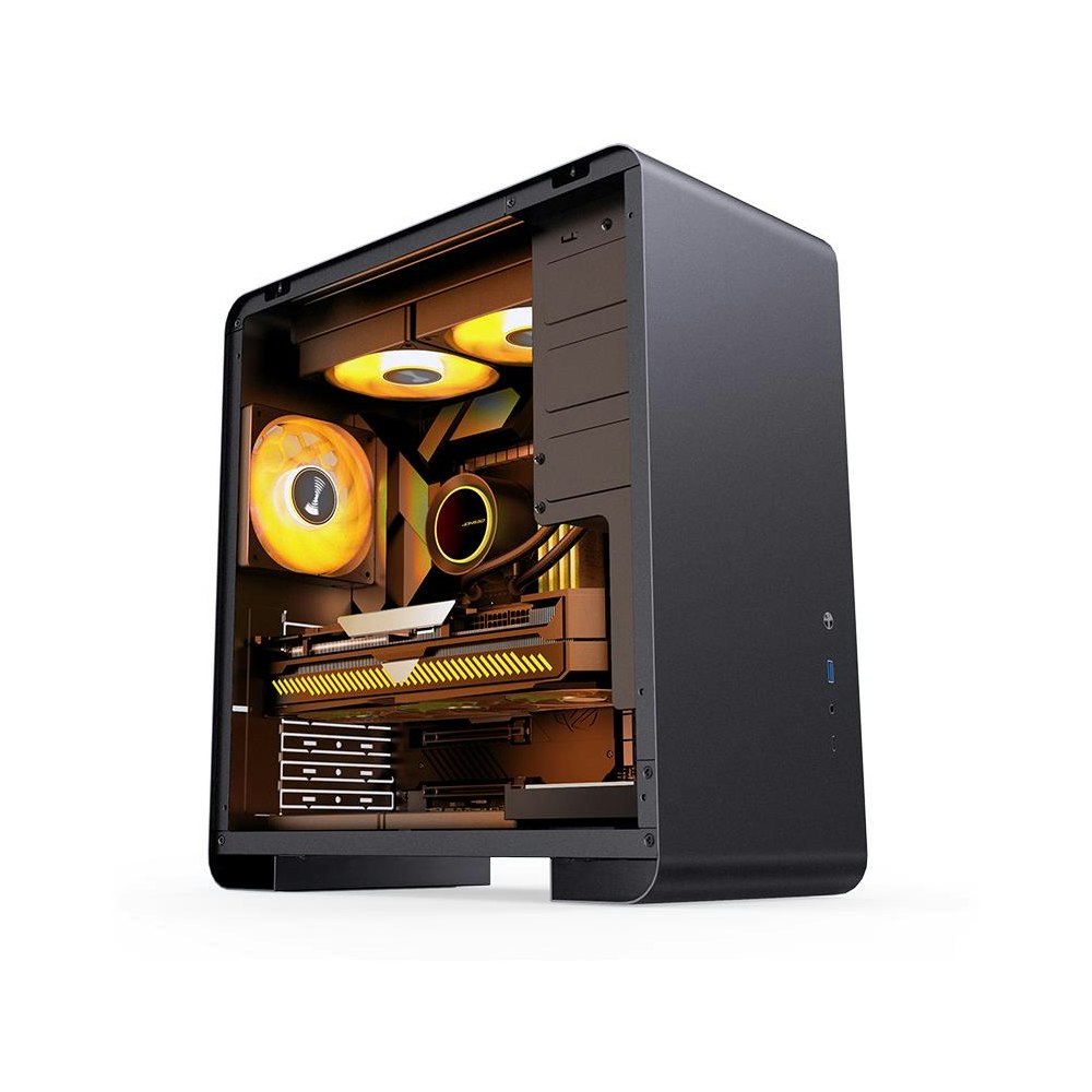 A large main feature product image of Jonsbo U4 Pro MESH Mid-Tower Case Black