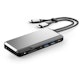 A small tile product image of ALOGIC USB-C Super Dock 10-in-1 with Dual Display 4K - Space Grey
