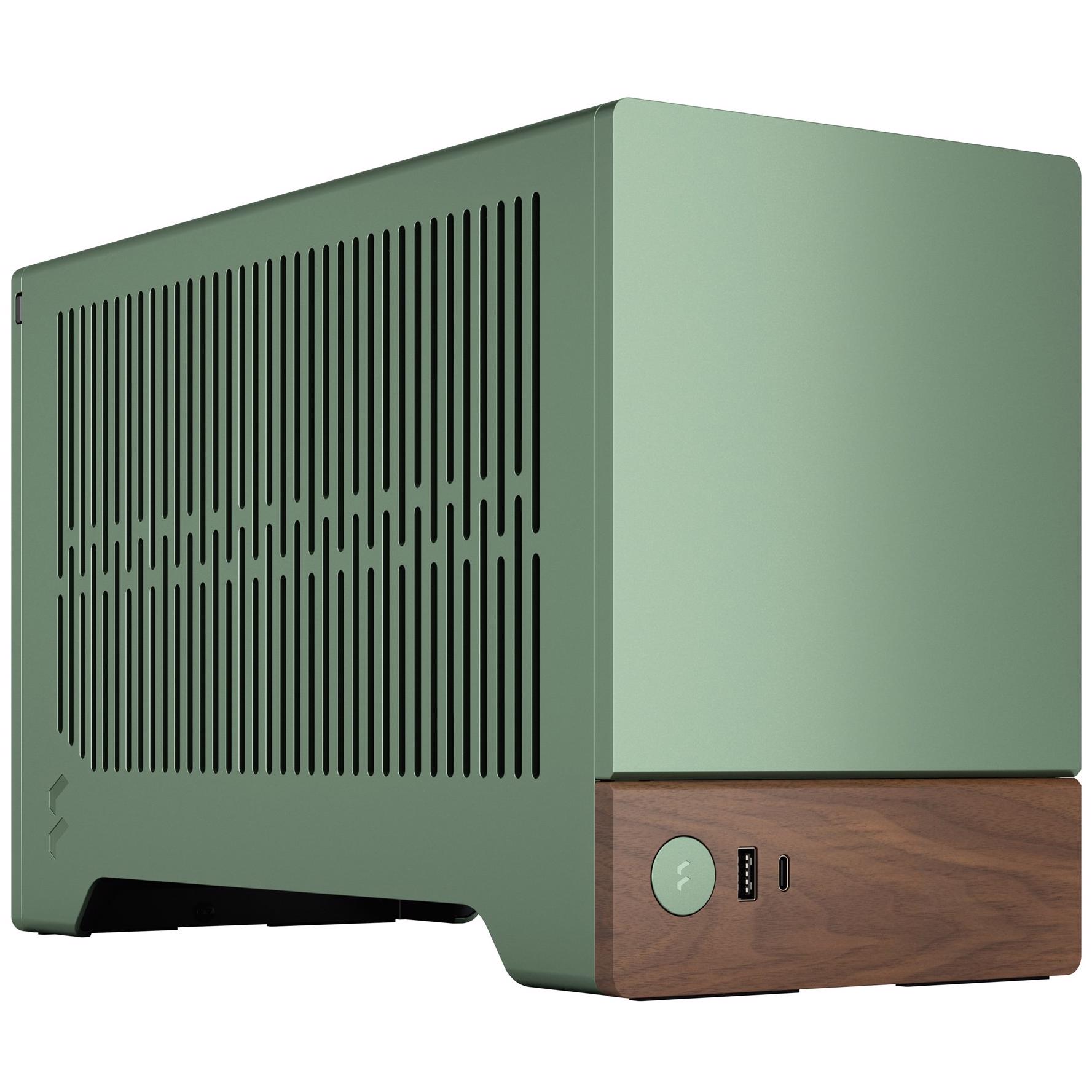 A large main feature product image of Fractal Design Terra SFF 10.4L Mini-ITX Case (Jade)