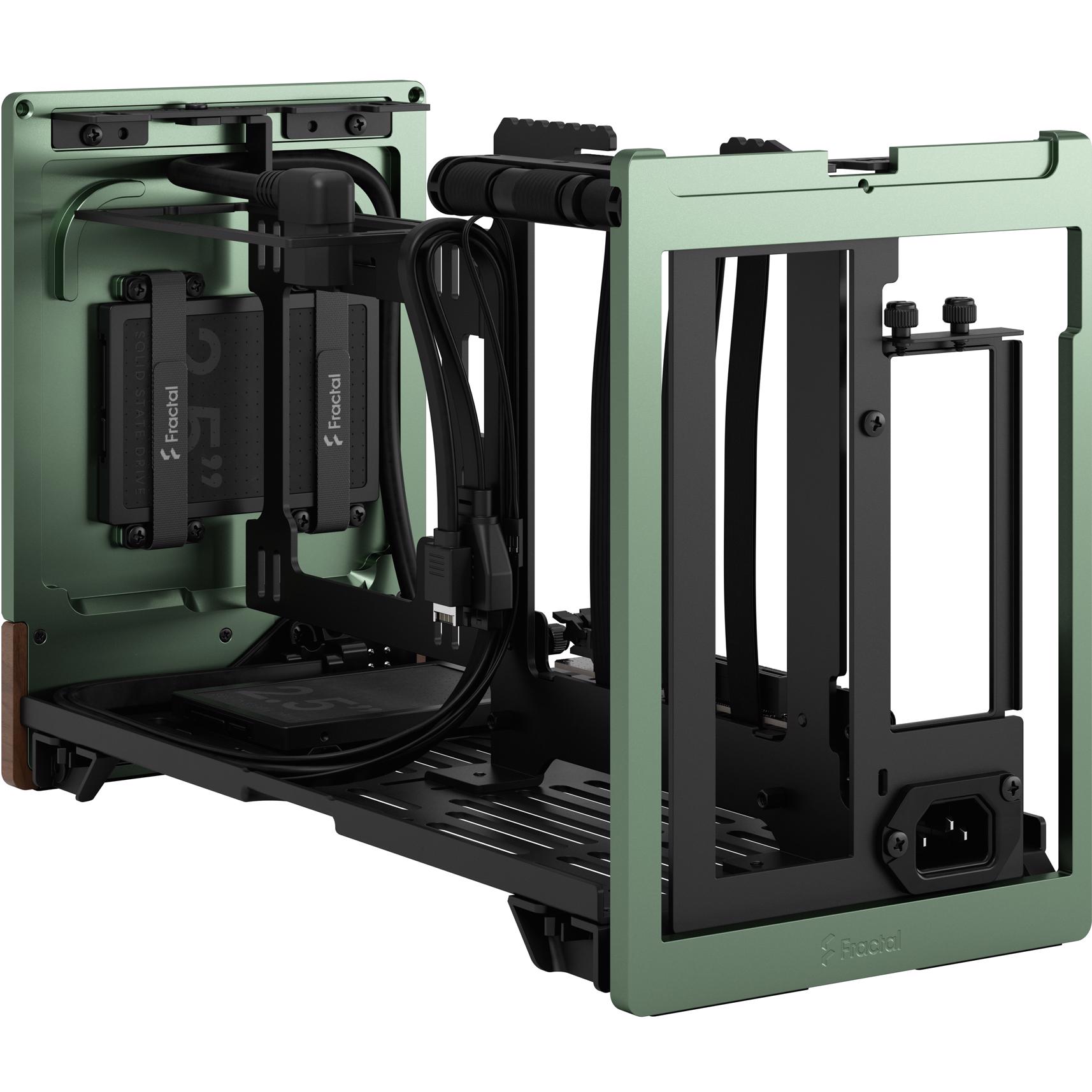 A large main feature product image of Fractal Design Terra SFF 10.4L Mini-ITX Case (Jade)