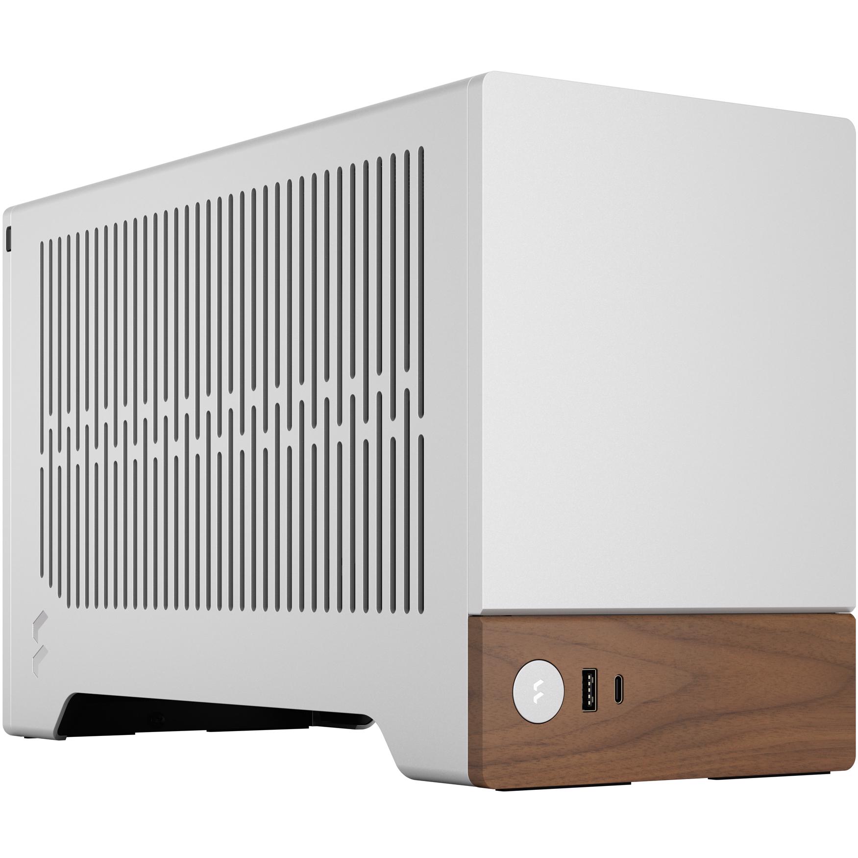 A large main feature product image of Fractal Design Terra SFF 10.4L Mini-ITX Case (Silver)