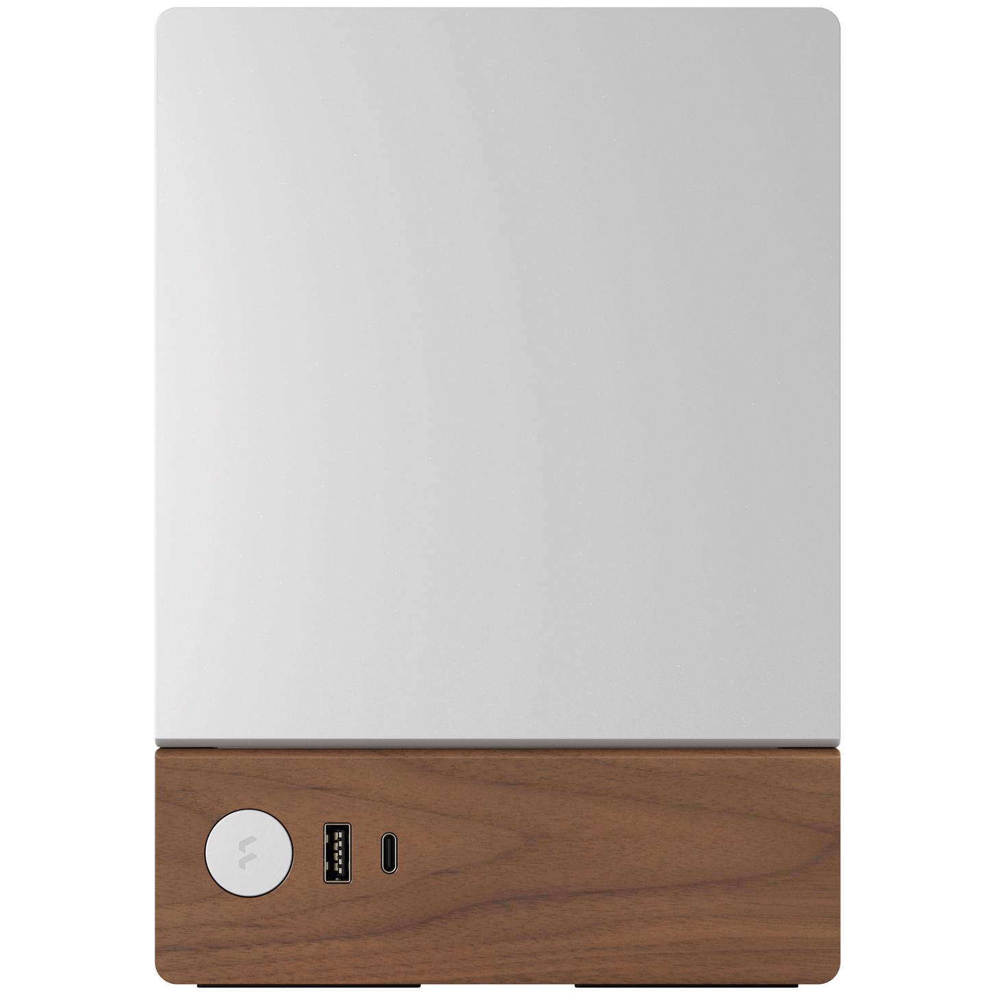 A large main feature product image of Fractal Design Terra SFF 10.4L Mini-ITX Case (Silver)