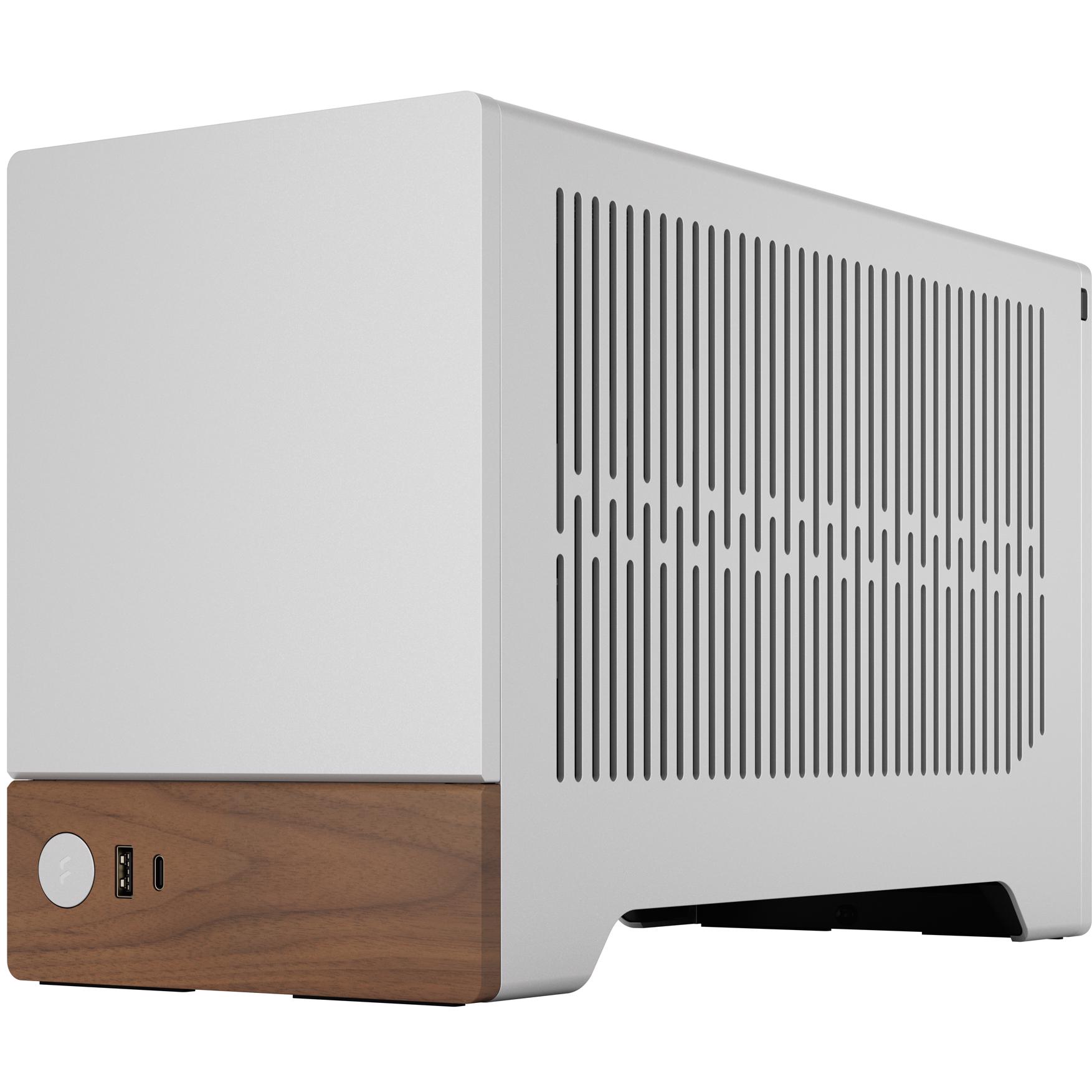 A large main feature product image of Fractal Design Terra SFF 10.4L Mini-ITX Case (Silver)
