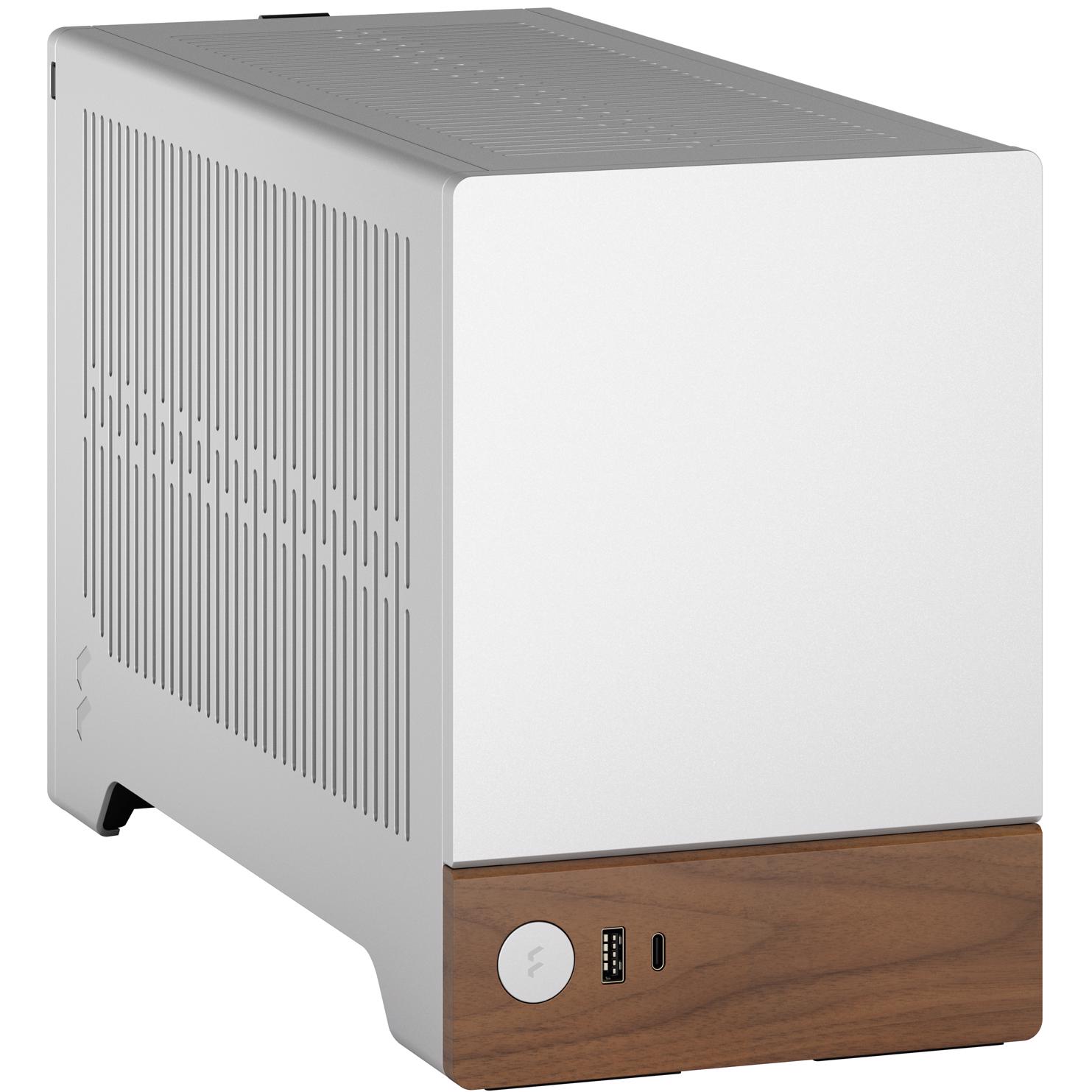 A large main feature product image of Fractal Design Terra SFF 10.4L Mini-ITX Case (Silver)