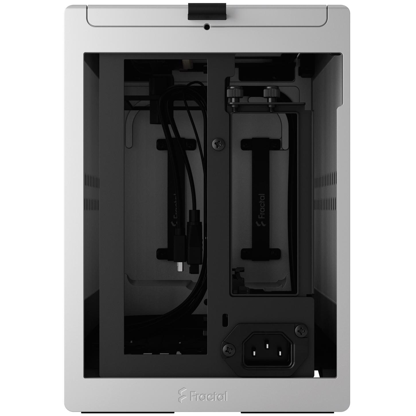 A large main feature product image of Fractal Design Terra SFF 10.4L Mini-ITX Case (Silver)