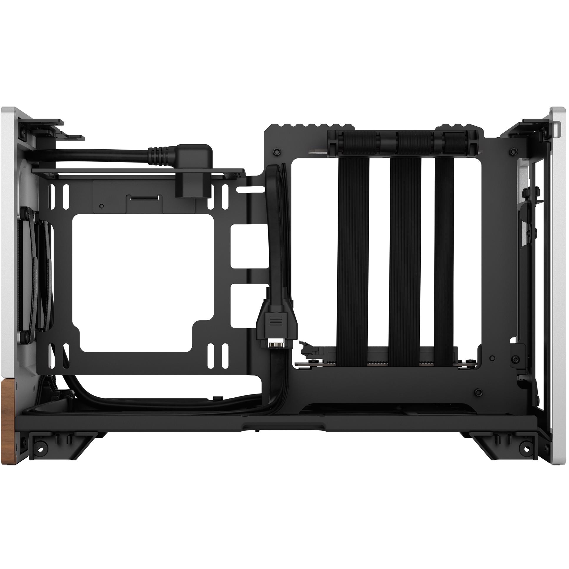 A large main feature product image of Fractal Design Terra SFF 10.4L Mini-ITX Case (Silver)