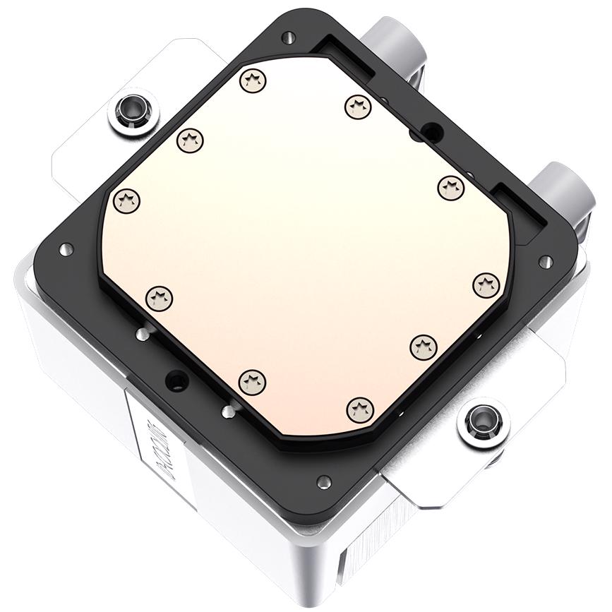 A large main feature product image of ID-COOLING DashFlow Basic 360mm AIO Liquid CPU Cooler (White)