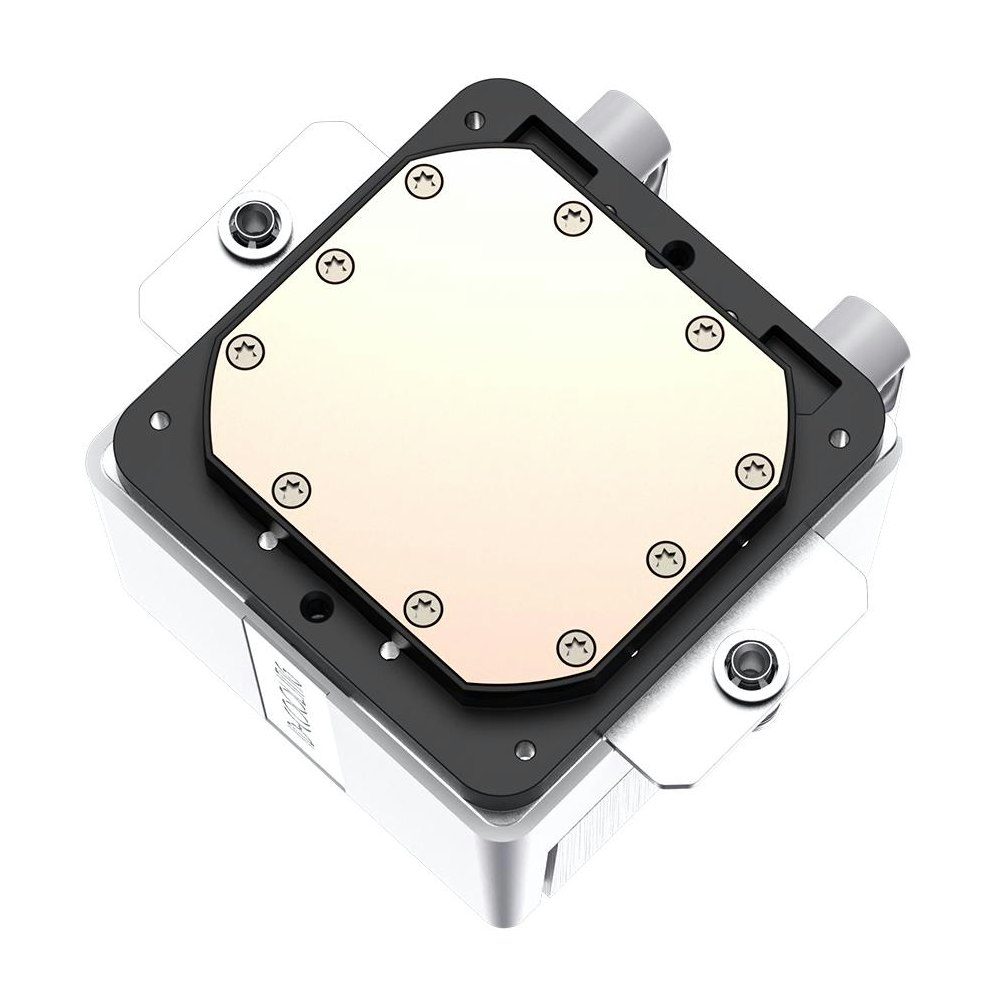 A large main feature product image of ID-COOLING DashFlow 360 Basic 360mm AIO CPU Cooler - White