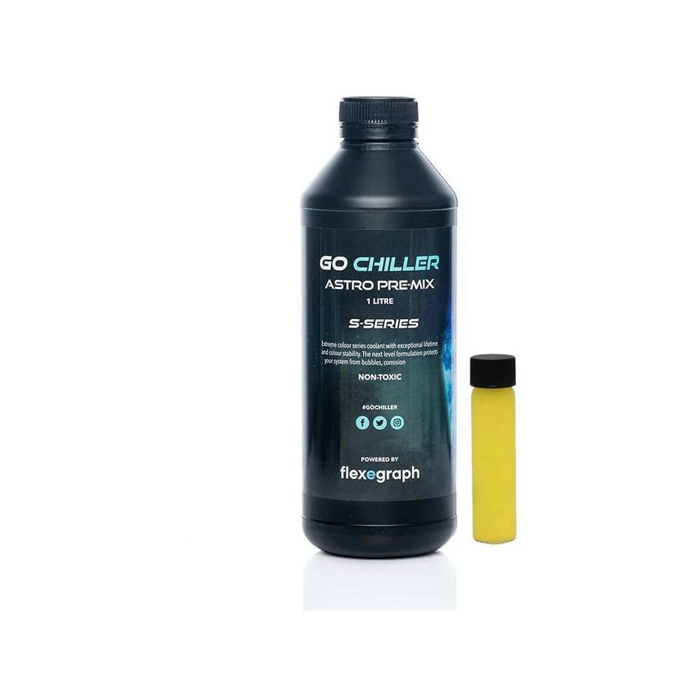 A large main feature product image of Go Chiller Astro S - 1L Premix Coolant (Opaque Yellow)