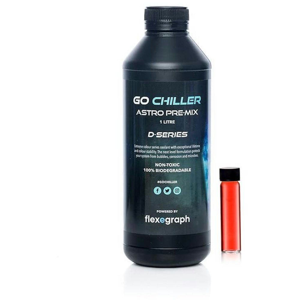 A large main feature product image of Go Chiller Astro D - 1L Premix Coolant (Red)