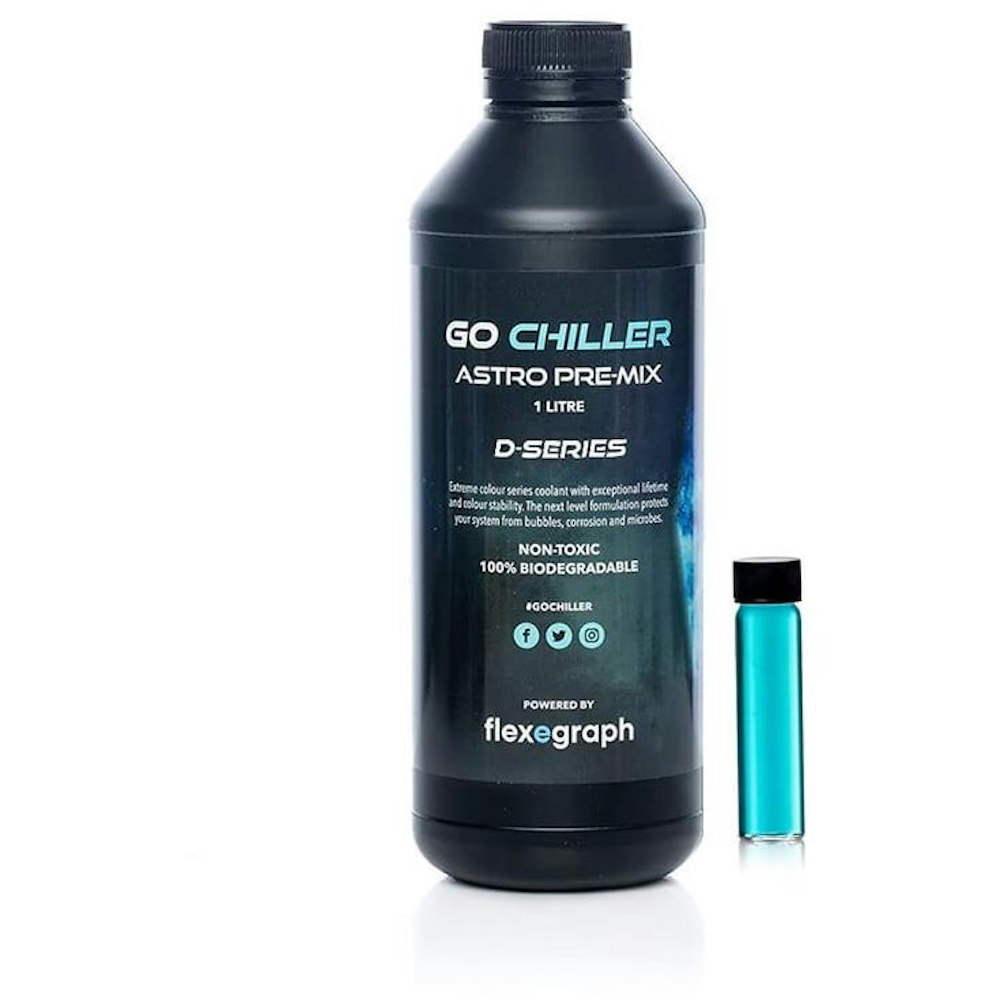 A large main feature product image of Go Chiller Astro D - 1L Premix Coolant (Aqua)