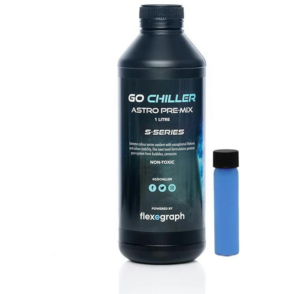 A large main feature product image of Go Chiller Astro S - 1L Premix Coolant (Opaque Blue)