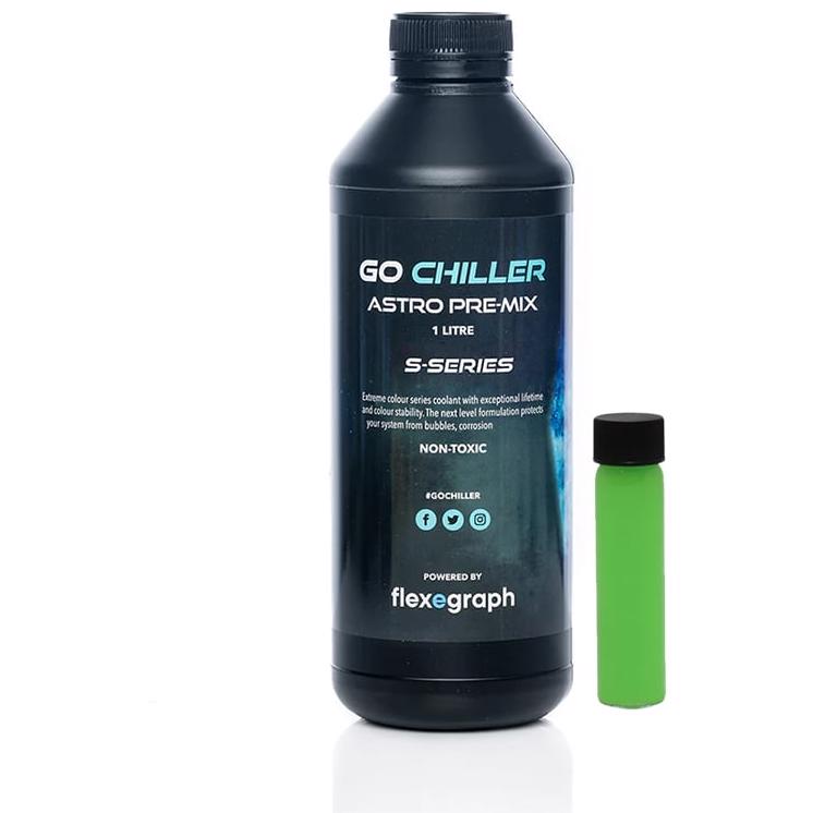 A large main feature product image of Go Chiller Astro S - 1L Premix Coolant (Opaque Green)