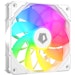 A product image of ID-COOLING TF Series 120mm ARGB Reverse Case Fan - Snow Edition