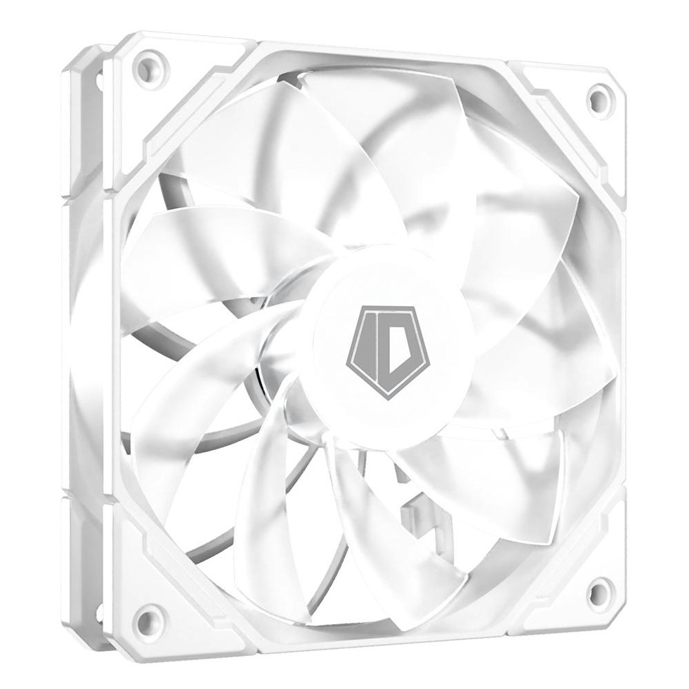 A large main feature product image of ID-COOLING TF Series 120mm ARGB Reverse Blade PWM Fan (White)