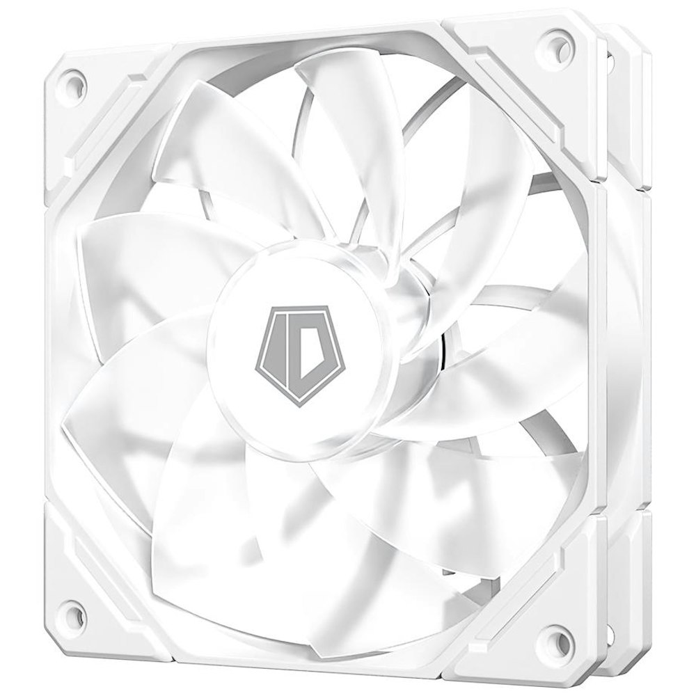 A large main feature product image of ID-COOLING TF Series 120mm ARGB Reverse Case Fan - Snow Edition