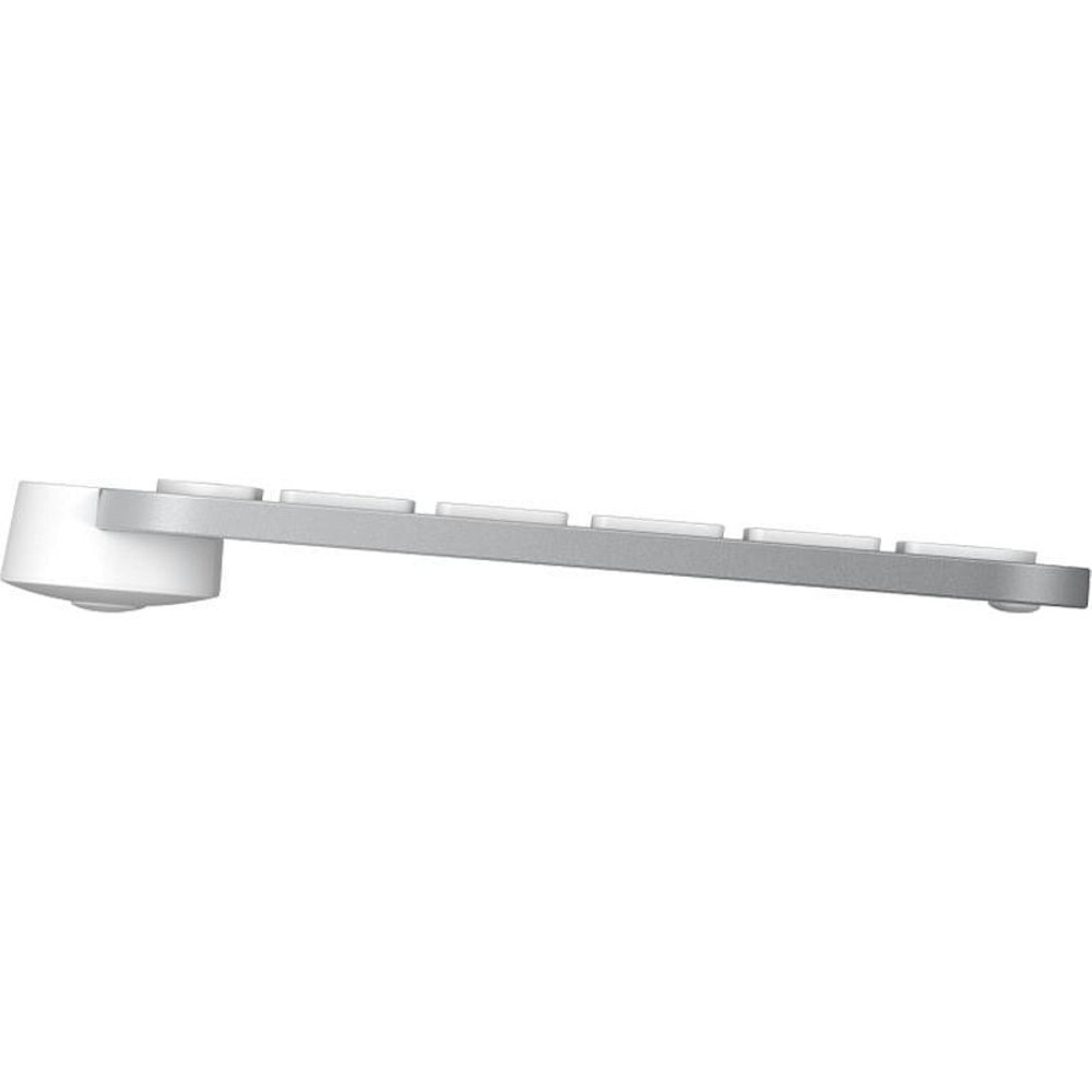 A large main feature product image of Logitech MX Keys S Wireless Keyboard - Pale Grey