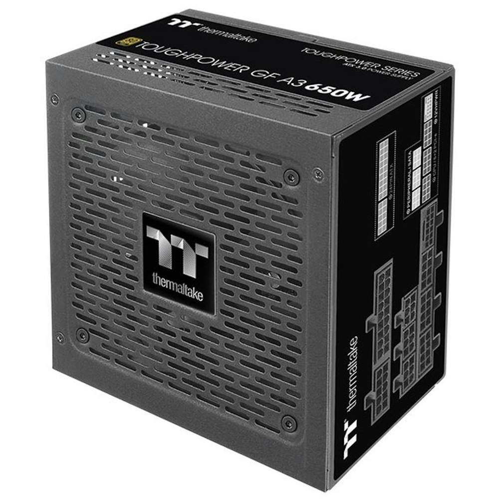 A large main feature product image of Thermaltake Toughpower GF A3 650W Gold PCIe Gen 5.0 ATX Modular PSU
