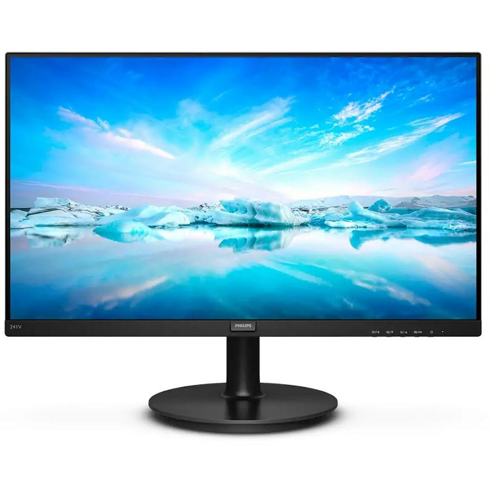 A large main feature product image of Philips 241V8B - 24" FHD 75Hz IPS Monitor