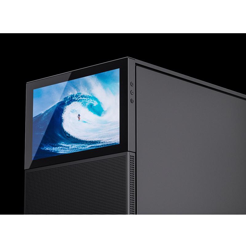 A large main feature product image of Jonsbo DS8 8" 60Hz 30MS LCD Screen (Black)