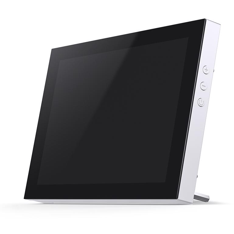 A large main feature product image of Jonsbo DS8 8" 60Hz 30MS LCD Screen (White)