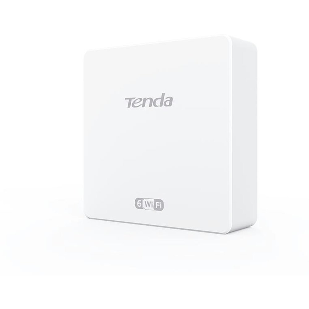 A large main feature product image of Tenda W15-Pro AX3000 WiFi 6 In-Wall Access Point