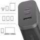 A small tile product image of OtterBox USB-C 72W Triple Port Premium Pro Fast Wall Charger - Black