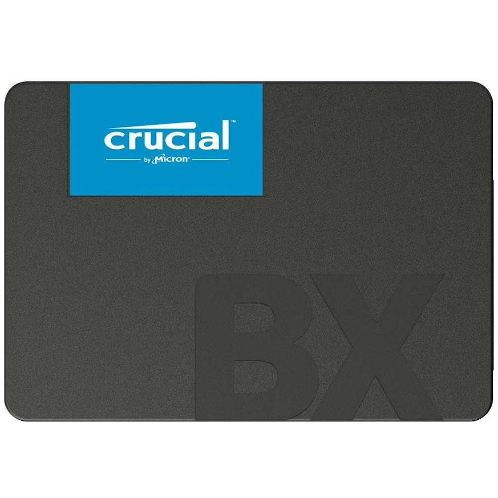 A large main feature product image of Crucial BX500 SATA III 2.5" SSD - 240GB