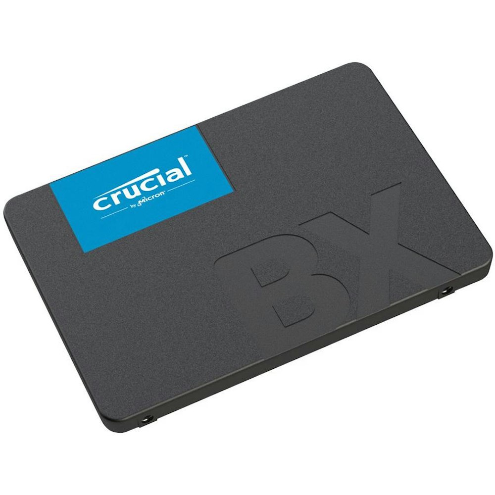 A large main feature product image of Crucial BX500 SATA III 2.5" SSD - 2TB