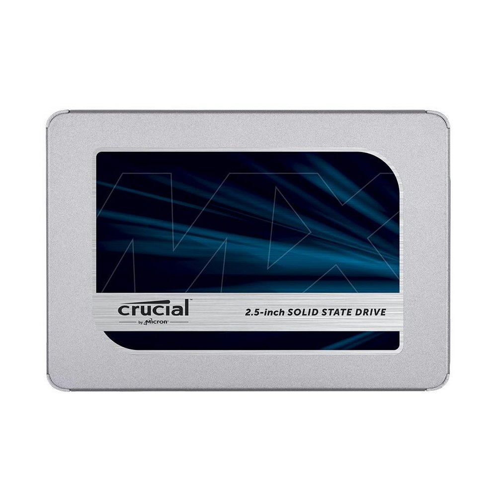 A large main feature product image of Crucial MX500 SATA III 2.5" SSD - 1TB