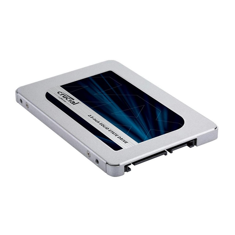 A large main feature product image of Crucial MX500 SATA III 2.5" SSD - 4TB