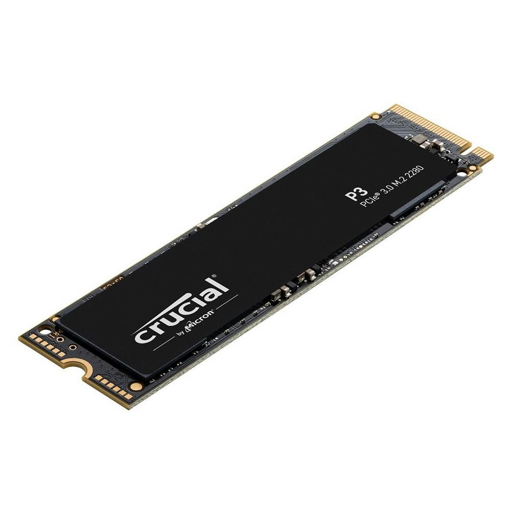 A large main feature product image of Crucial P3 PCIe Gen3 NVMe M.2 SSD - 4TB