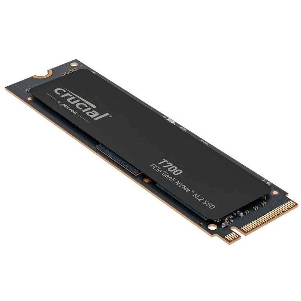 A large main feature product image of Crucial T700 PCIe Gen5 NVMe M.2 SSD - 4TB