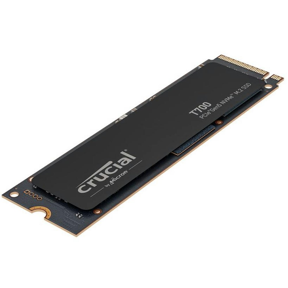 A large main feature product image of Crucial T700 PCIe Gen5 NVMe M.2 SSD - 2TB