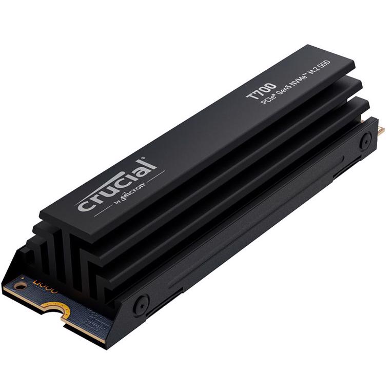 Crucial T700 w/ Heatsink PCIe Gen5 NVMe M.2 SSD 1TB PLE Computers