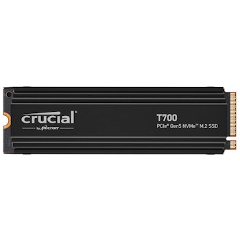 Product image of Crucial T700 w/ Heatsink PCIe Gen5 NVMe M.2 SSD - 2TB - Click for product page of Crucial T700 w/ Heatsink PCIe Gen5 NVMe M.2 SSD - 2TB