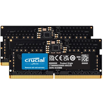 Product image of Crucial 16GB Kit (2x8GB) DDR5 SO-DIMM C40 4800MHz - Click for product page of Crucial 16GB Kit (2x8GB) DDR5 SO-DIMM C40 4800MHz